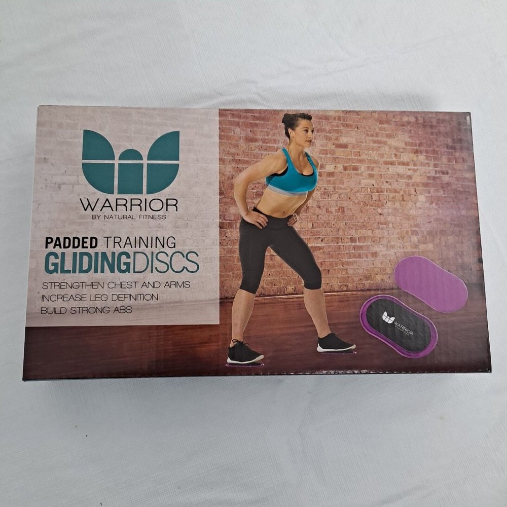 Gliding Disc Exercise Padded Training Pads 1 pair